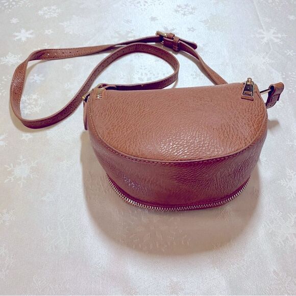 Free People Bind St Saddle Crossbody Handbag Zip Around Gorgeous - Picture 5 of 10